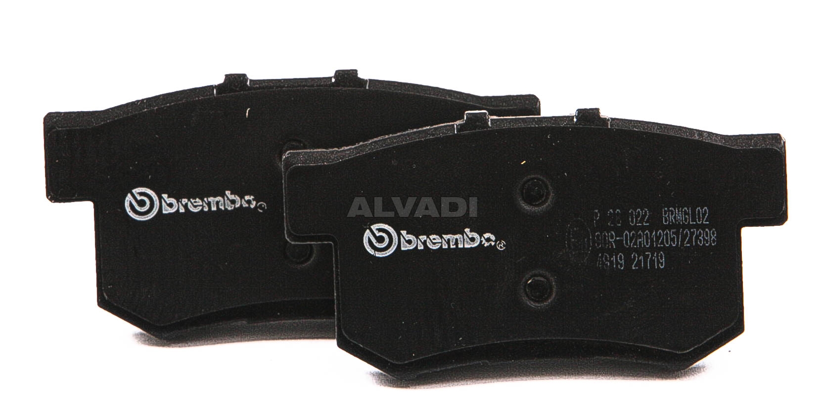 Brake Pad Set, disc brake BREMBO P 28 022 for AUDI A4 (B7) AL17856989 alvadi.ee