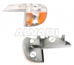 Front flasher with parking lamp