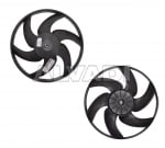 Fan without shroud/support